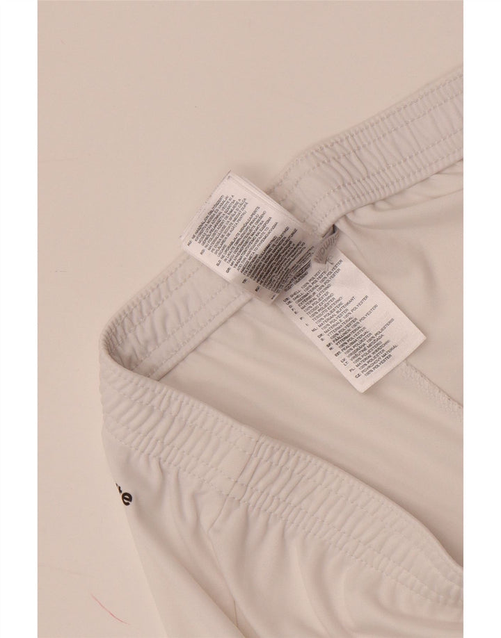 Pantaloni scurți sport pentru bărbați Adidas Climalite, poliester alb mic