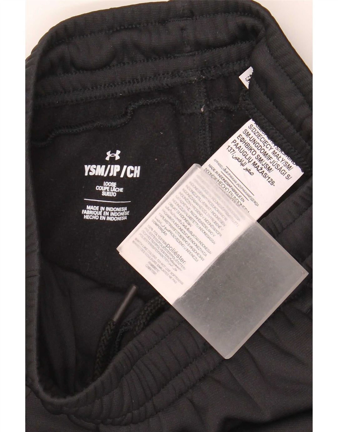 Pantaloni de trening Under Armour Băieți Joggeri 7-8 Ani Mici Negru