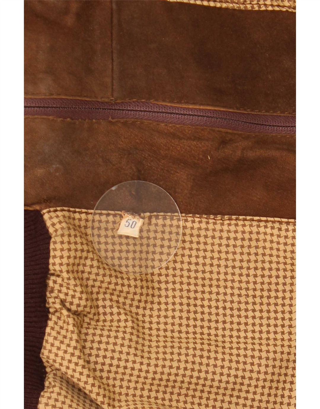 Bomber Vintage pentru bărbați din piele intoarsa IT 50 Large Brown