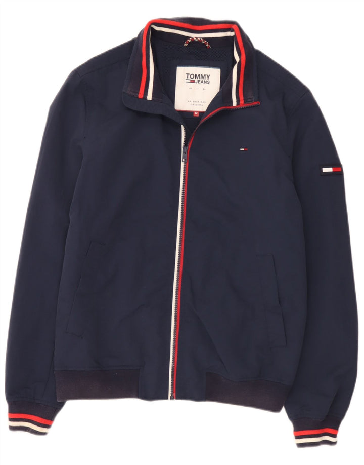 Jachetă bomber pentru bărbați Tommy Hilfiger UK 38 Mediu, bleumarin, poliamidă cu dungi
