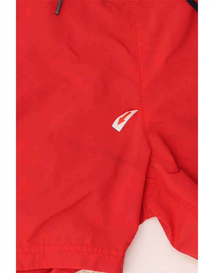 Pantaloni scurți de înot grafic pentru bărbați Tommy Hilfiger, poliester roșu mare