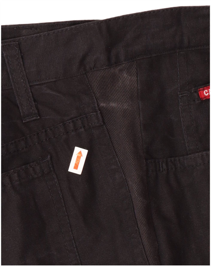 Pantaloni casual drepti pentru bărbați Carrera W35 L28 bumbac negru