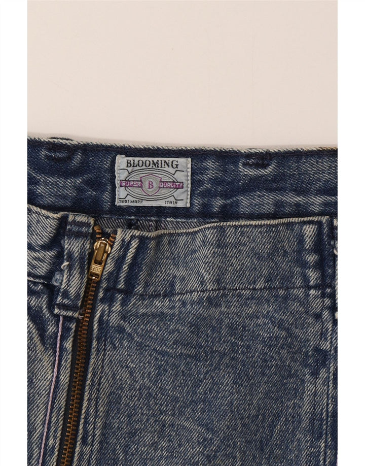 Fusta de blugi pentru femei BLOOMING XS W24 Albastru