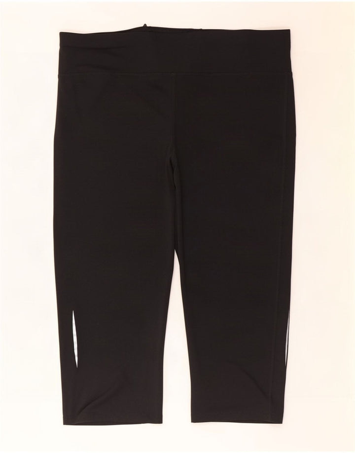 Leggings Capri pentru femei Marks & Spencer UK 20 2XL Poliester negru