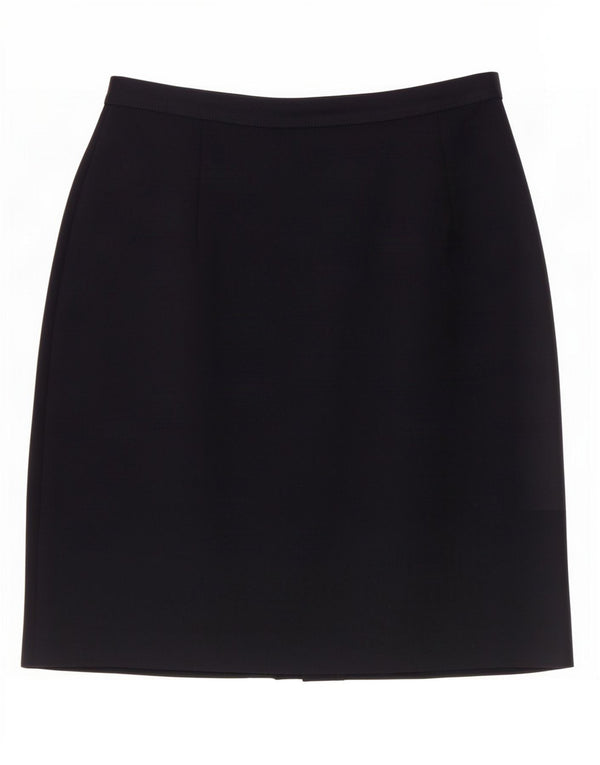Fusta creion St. Michael pentru femei Marks & Spencer UK 10 Small W26 Bleumarin