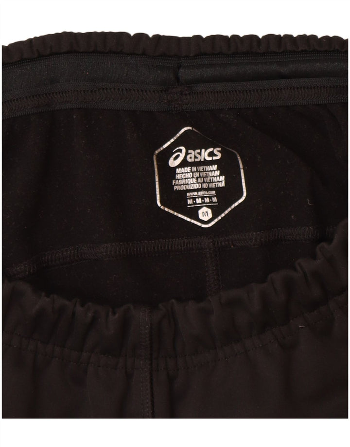 Pantaloni de trening Asics pentru bărbați, poliester mediu negru