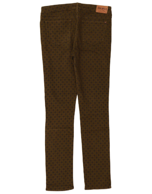 Blugi skinny pentru femei Jack Wills W28 L32 bumbac floral kaki
