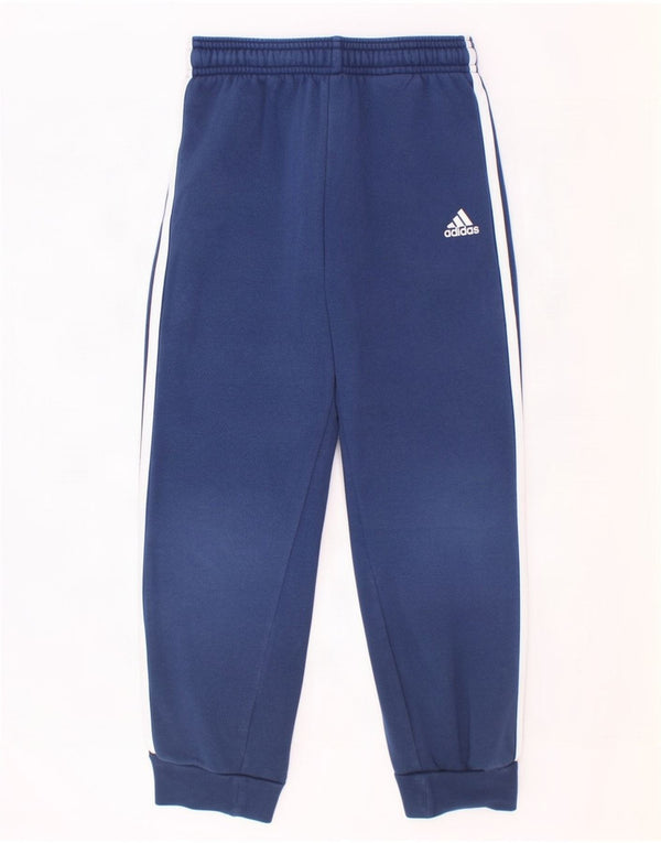 Pantaloni de trening Adidas Băieți Pantaloni de jogging 6-7 ani Bumbac bleumarin