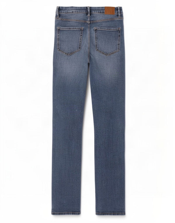 Blugi drepti pentru femei Marks & Spencer Sienna UK 12 Medium W30 L31 Albastru