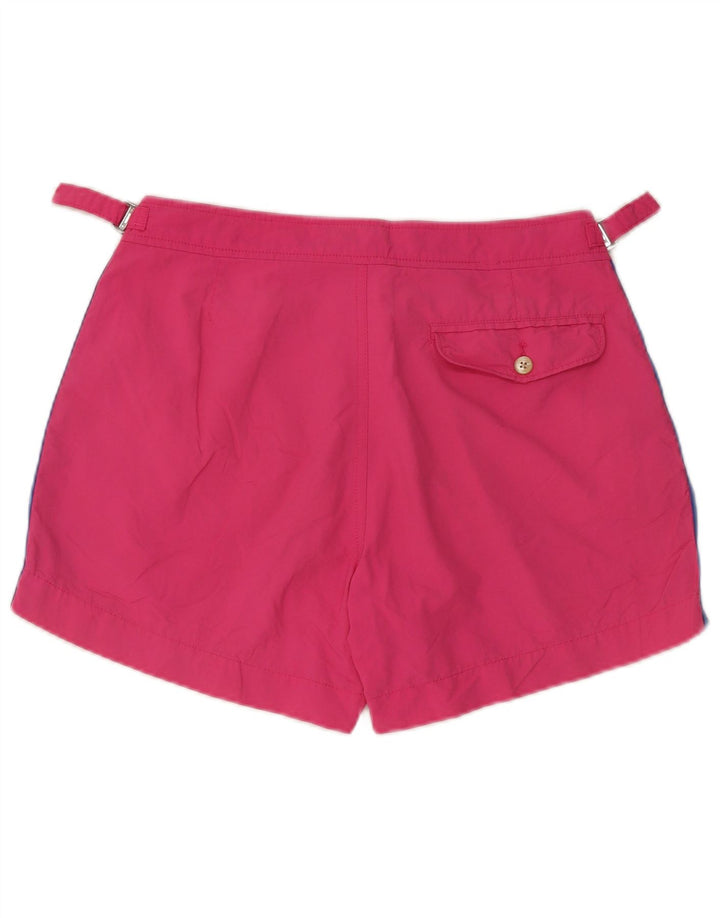 POLO RALPH LAUREN Pantaloni scurți de baie pentru femei UK 14 Medium Pink Colorblock