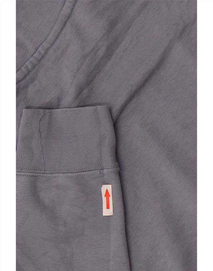 Pulover Nike pentru bărbați cu glugă, mare, albastru, bumbac