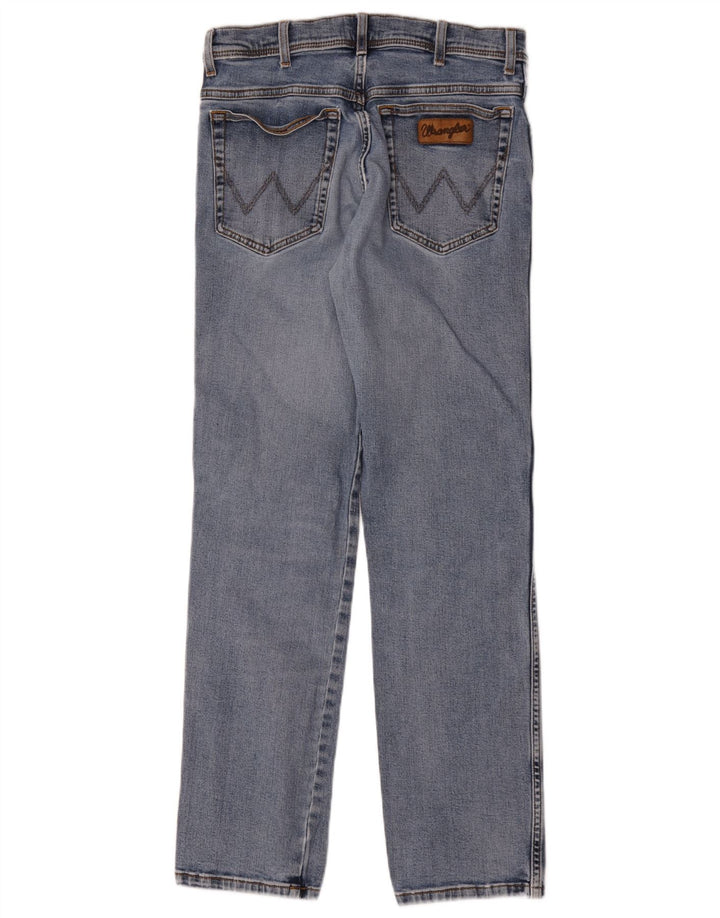 Blugi drepte pentru bărbați Wrangler Texas W33 L32 Bumbac albastru