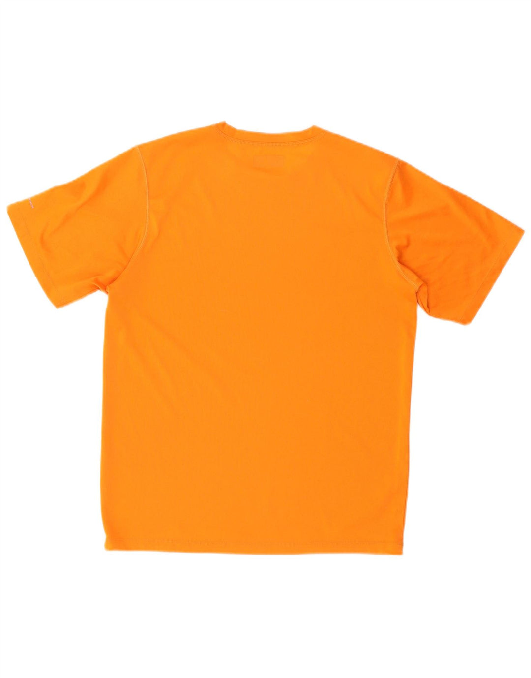 COLUMBIA Mens Omni-Wick T-Shirt Top Small Orange