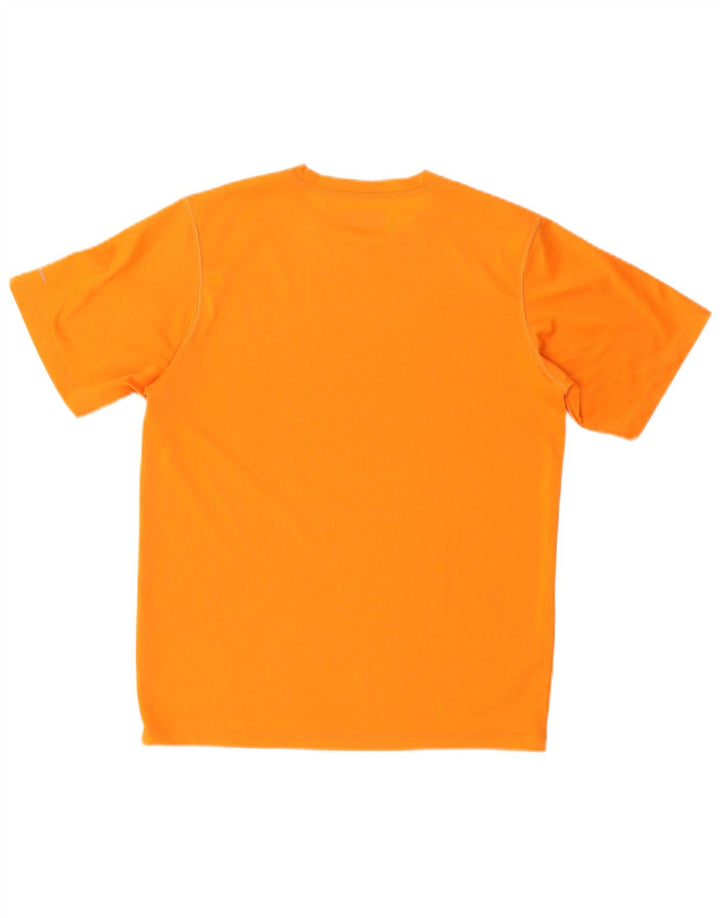 COLUMBIA Mens Omni-Wick T-Shirt Top Small Orange