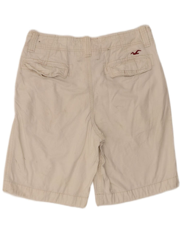 Pantaloni scurți Hollister Chino W30 Medium Beige Bumbac