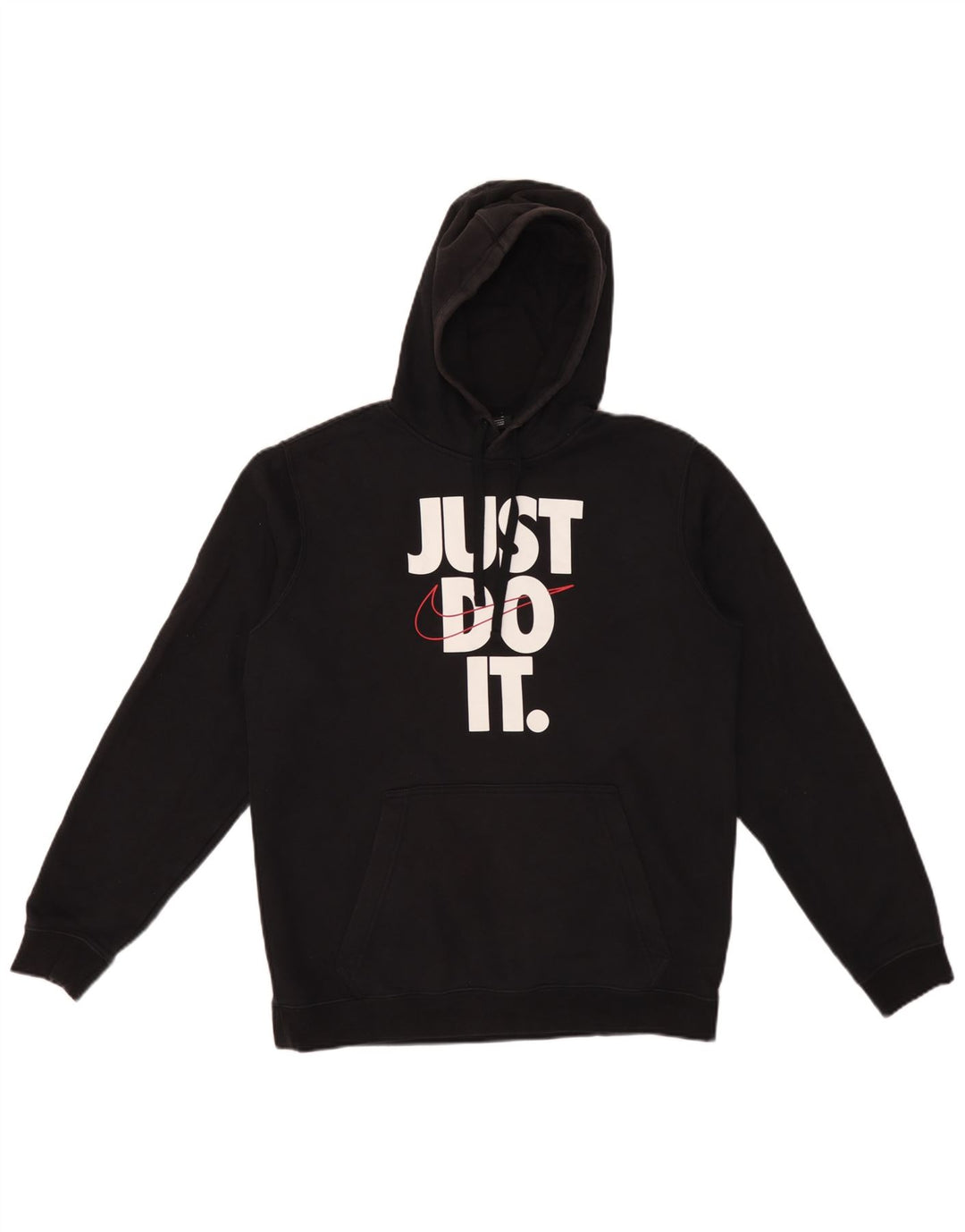 Pulover Nike Grafic pentru bărbați, bumbac mediu negru