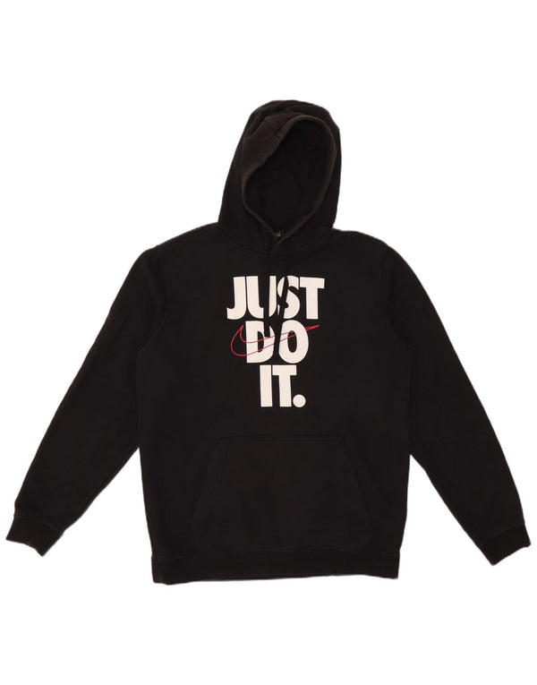 Pulover Nike Grafic pentru bărbați, bumbac mediu negru