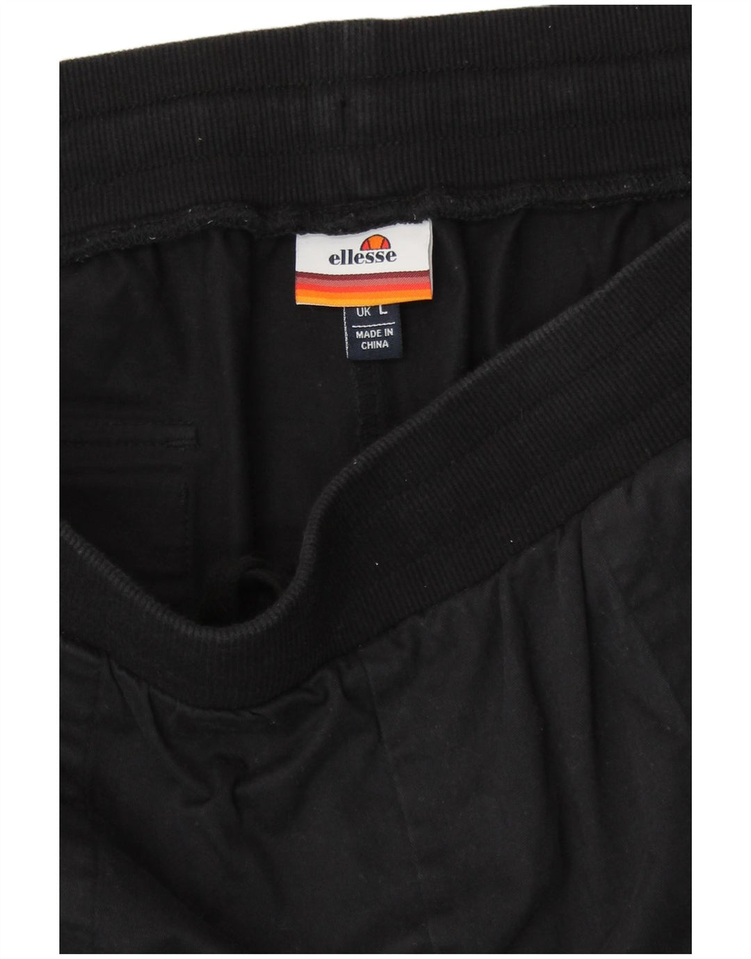 Pantaloni de trening grafic pentru femei ELLESSE Pantaloni de jogging UK 16 Large Black