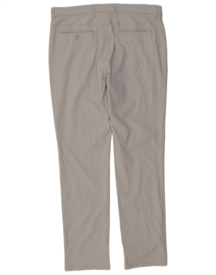 Pantaloni chino slim pentru bărbați Penguin L36 L34 nailon gri