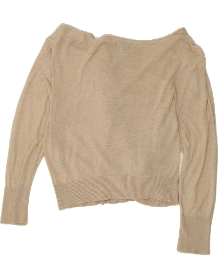 MOSSIMO Womens Cardigan Sweater UK 20 2XL Beige Cotton Vintage Mossimo and Second-Hand Mossimo from Messina Hembry 