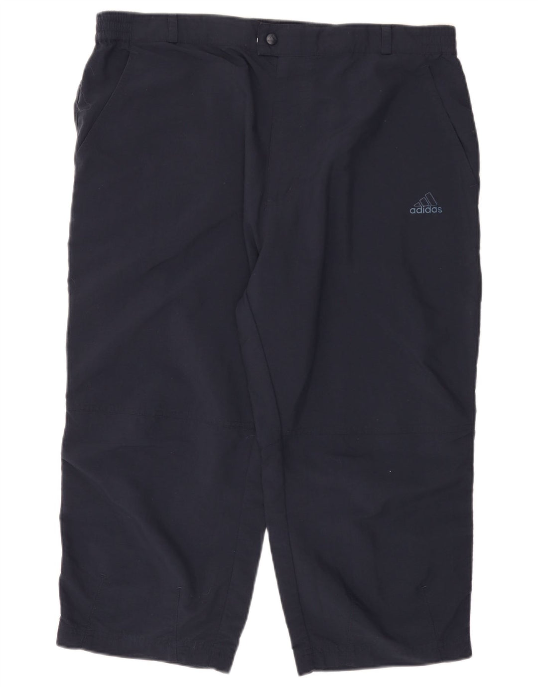 Pantaloni capri drepti pentru bărbați ADIDAS W40 L21 poliamidă bleumarin