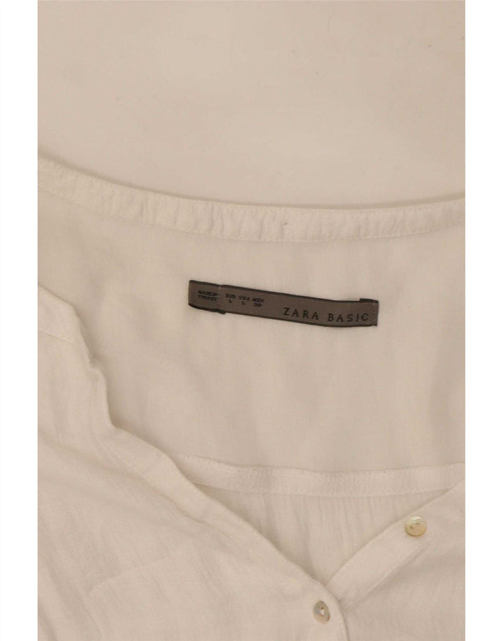 Bluză pentru femei Zara UK 16 Large White