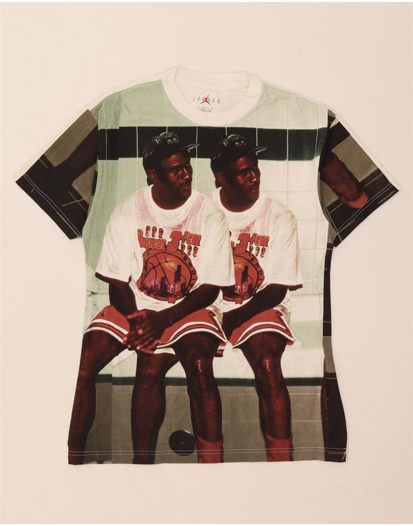 Tricou cu grafic Michael Jordan Jordan pentru bărbați Top mic alb