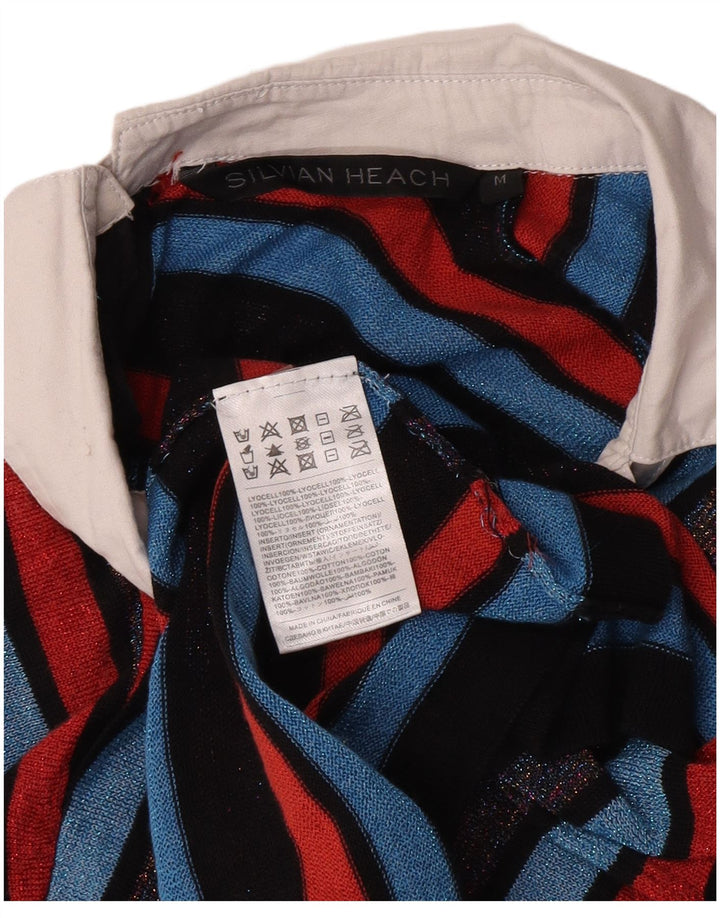 Silvian Heach Womens Vest Tank Top UK 12 Medium Multicolore Dungi
