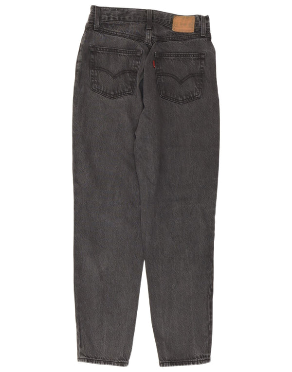 Blugi conici pentru femei Levi's Mom W26 L28 bumbac gri anii 80