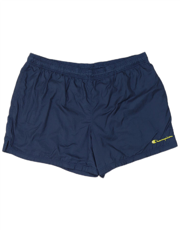 Pantaloni scurți de înot Champion pentru bărbați, 2XL, nailon bleumarin