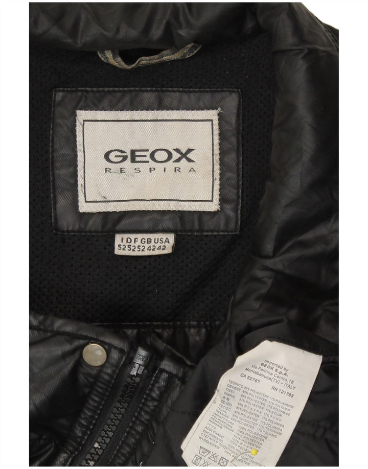 Geacă Bomber Respira pentru bărbați Geox UK 42 XL Poliester negru