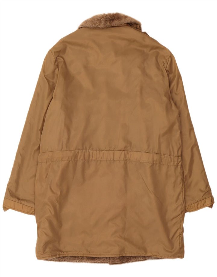 VINTAGE Mens Parka Jacket UK 40 Large Brown