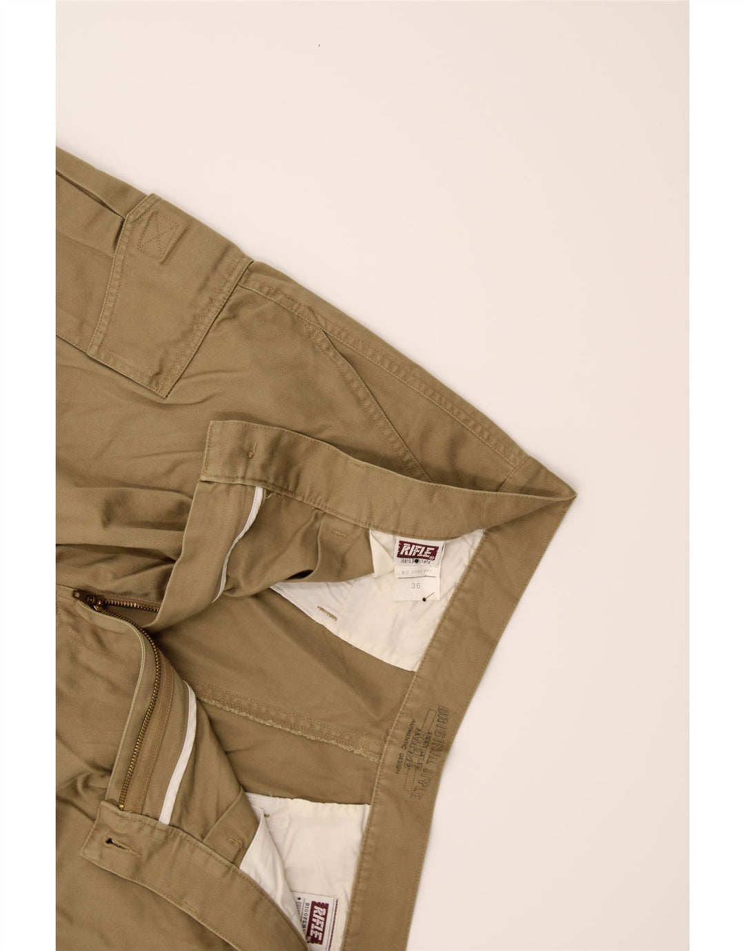 RIFLE Mens Cargo Shorts W36 Large Brown Cotton Vintage Rifle and Second-Hand Rifle from Messina Hembry 