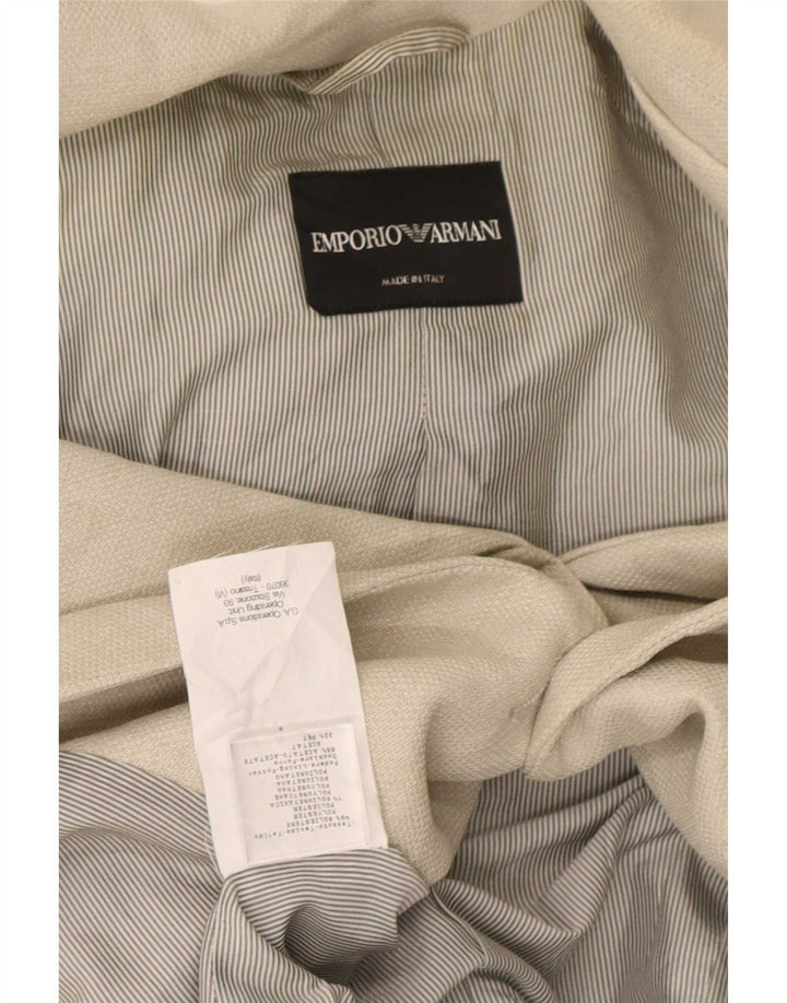 Jachetă pentru femei Emporio Armani cu 2 nasturi IT 40 Poliester gri mic