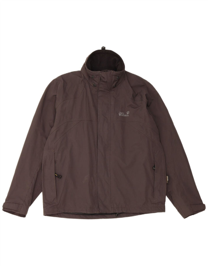 Jack Wolfskin Jachetă de ploaie pentru bărbați UK 36/38 Poliamidă neagră medie