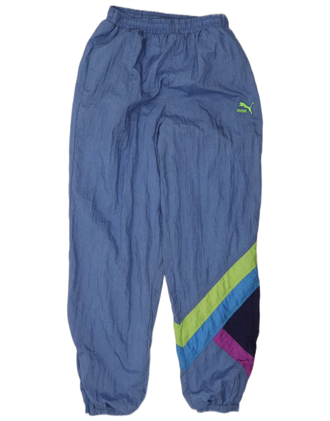 Pantaloni de trening pentru bărbați Puma Pantaloni de jogging, albastru mediu, poliamidă color bloc