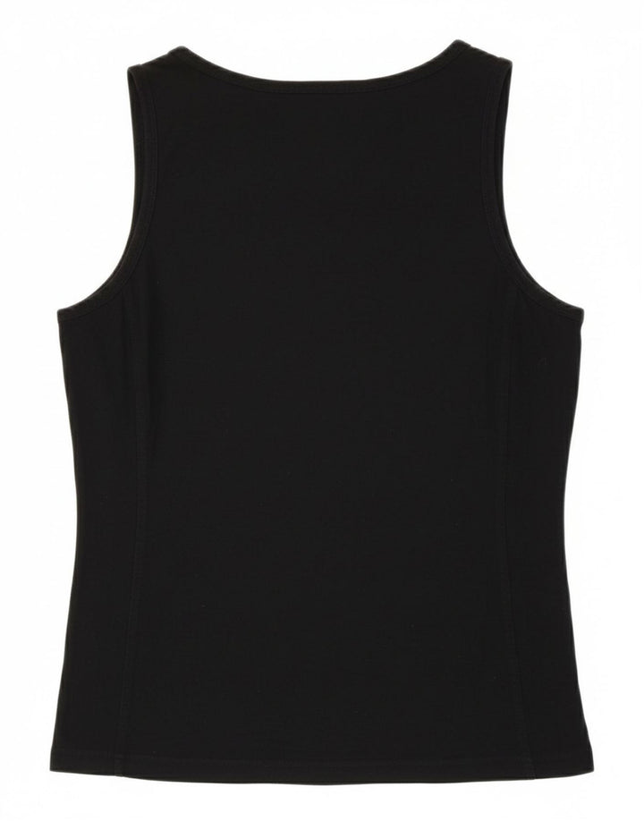 CHAMPION Womens Vest Top UK 14 Large Black
