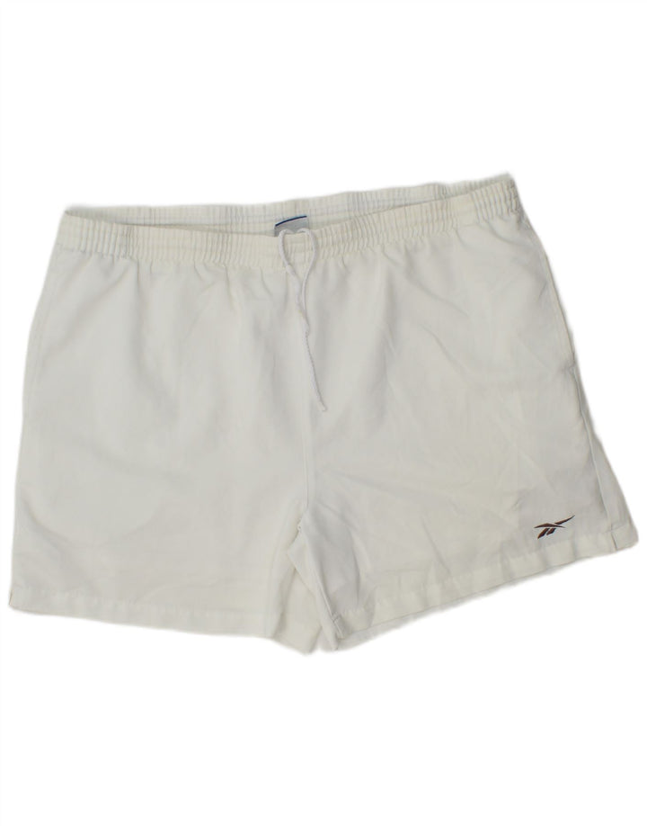 Pantaloni scurți sport pentru bărbați Reebok XL, alb
