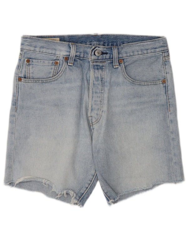 Pantaloni scurți Levi's 501 Denim W31 Medium Blue Bumbac