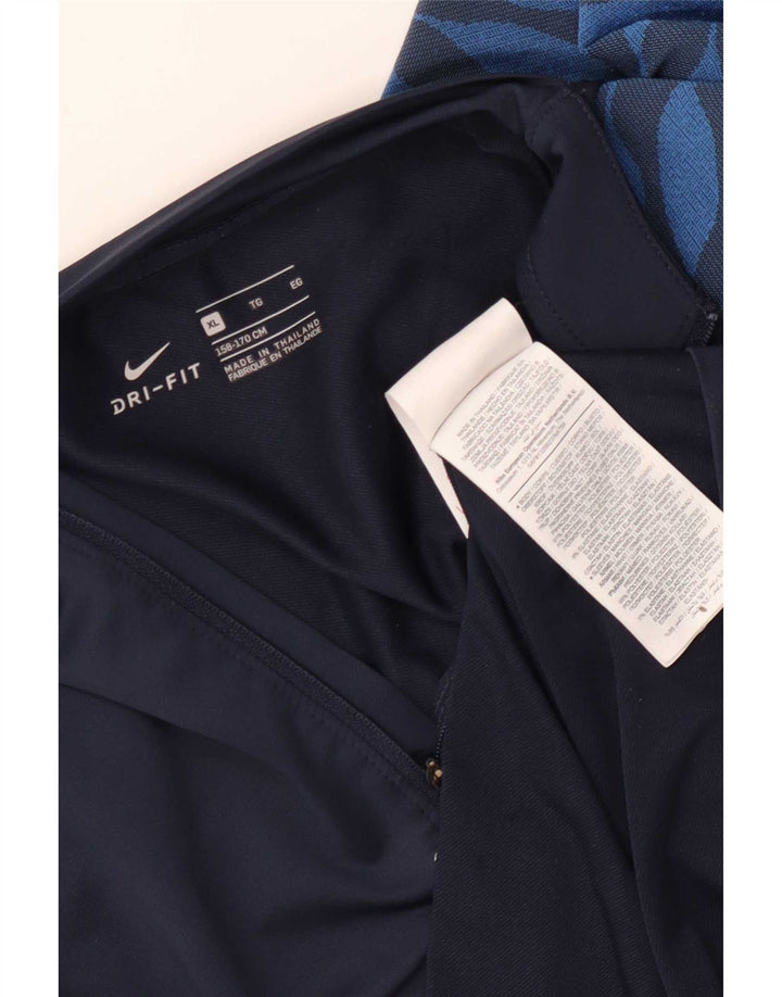 Trening pentru băieți Dri Fit Pullover Top 13-14 ani XL bleumarin