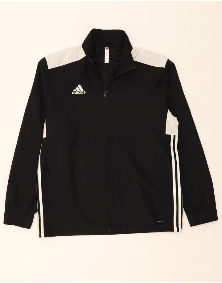 ADIDAS Mens Climalite Tracksuit Top Jacket Medium Black Colourblock Vintage Adidas and Second-Hand Adidas from Messina Hembry 