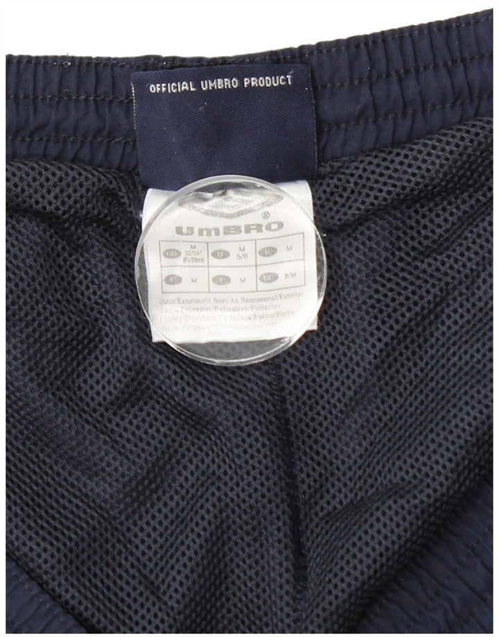 Pantaloni scurți sport grafic Umbro pentru bărbați, medii, albastru, poliester color bloc