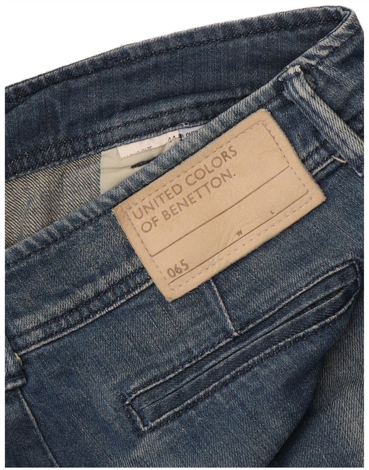Pantaloni scurți din denim pentru femei BENETTON IT 44 Medium W32 Blue