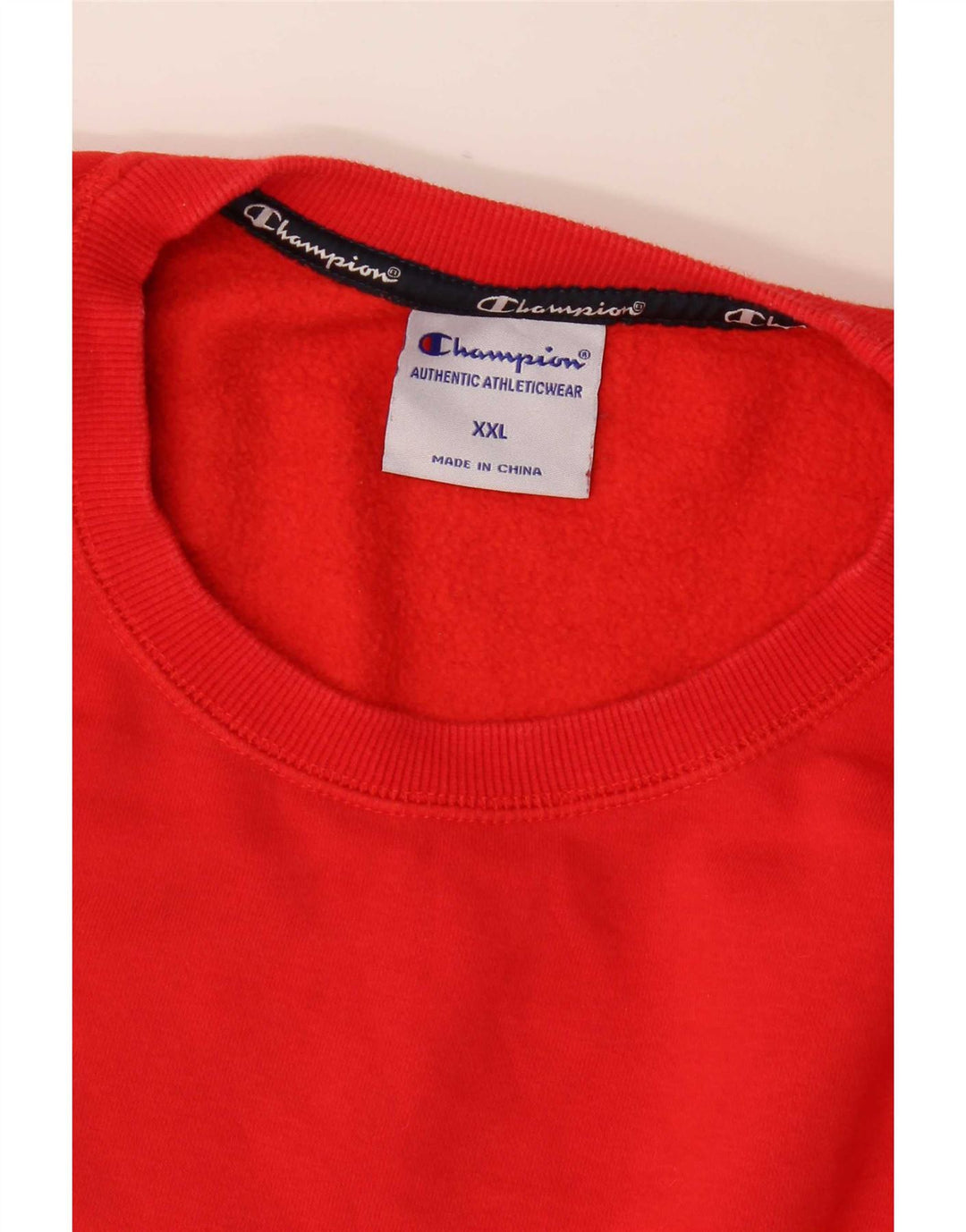 Pulover grafic pentru bărbați Champion 2XL bumbac roșu