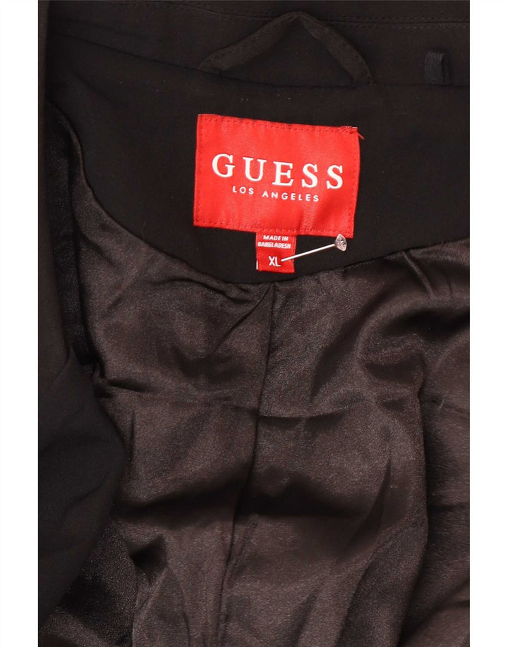 Palton pentru femei Guess UK 18 XL poliester negru