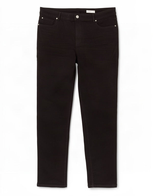 Marks & Spencer Blugi drepti pentru femei The Sienna UK 22 3XL W42 L29 Negri