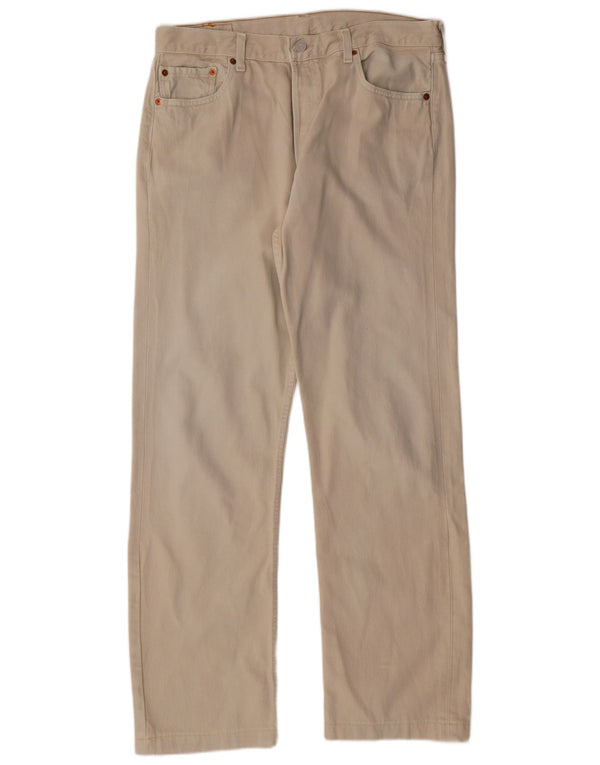 LEVI'S Blugi 501 drepti pentru bărbați W36 L31 bumbac bej