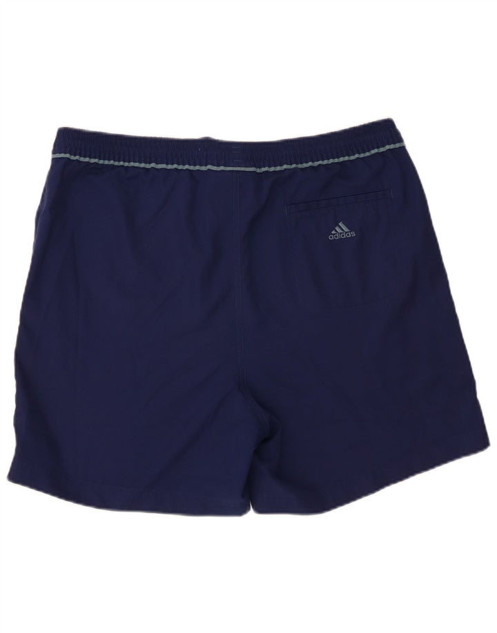 Pantaloni scurți de înot Adidas pentru bărbați, mari, albastru, poliester