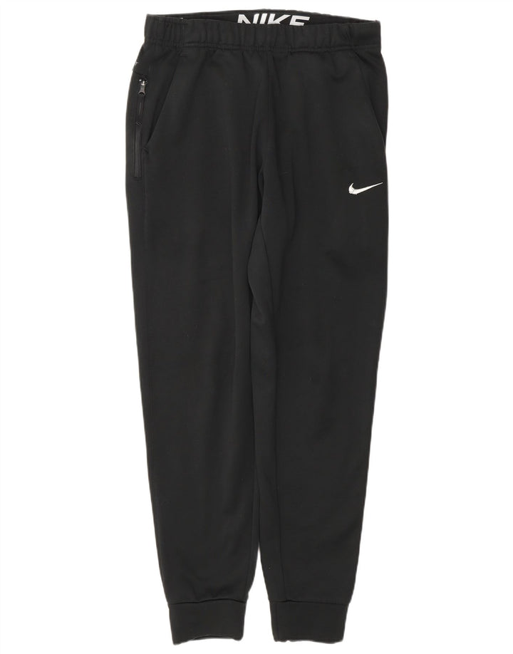 Pantaloni de trening Nike Therma-Fit pentru bărbați Pantaloni de jogging Mici Poliester negru