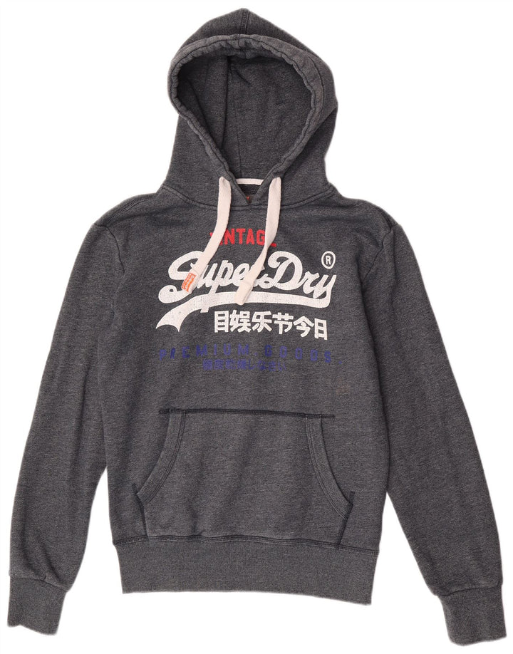 Pulover pentru bărbați Superdry Graphic Hoodie Pulover mic, gri, bumbac